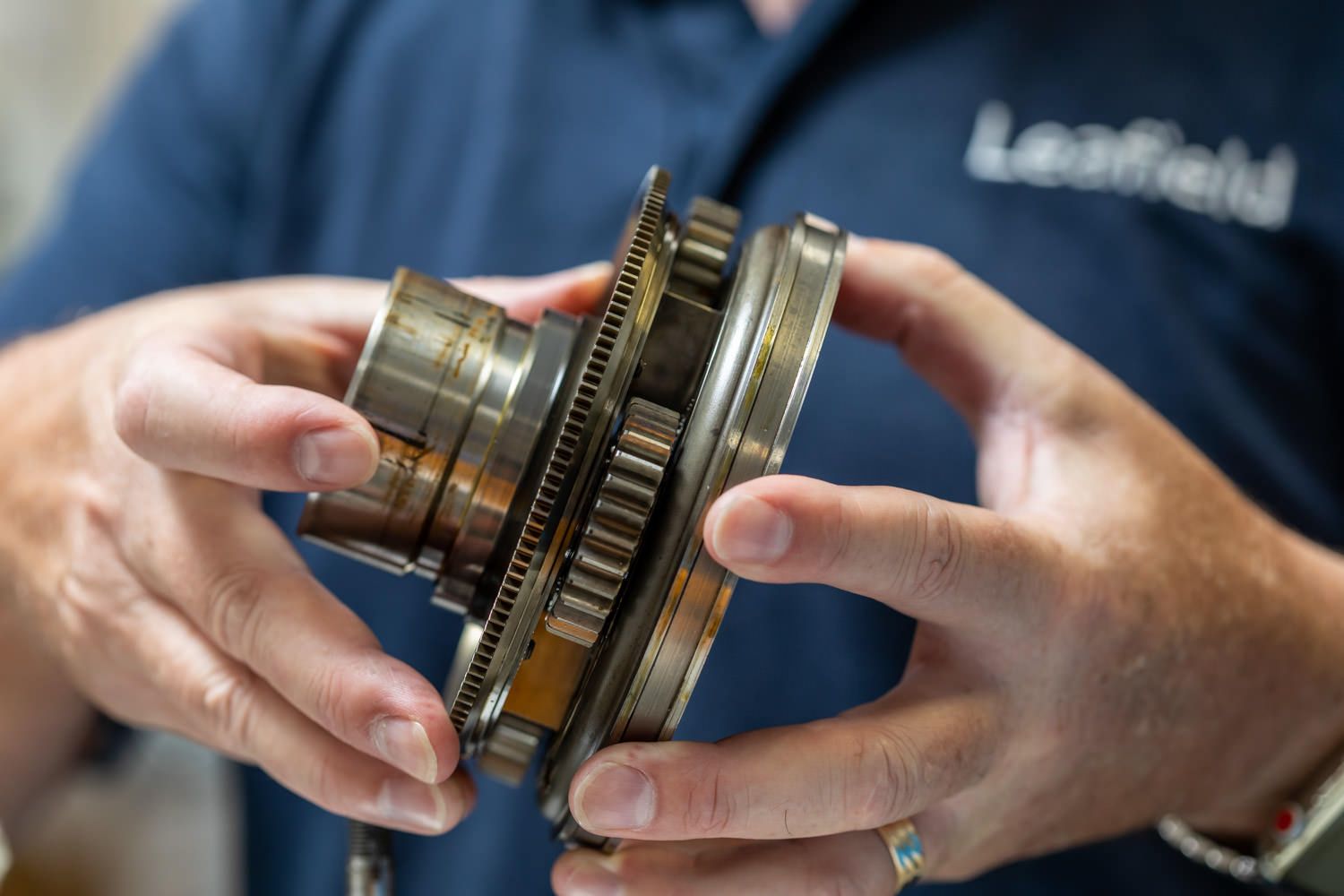 A product photograph of an engineering component by Danny Loo