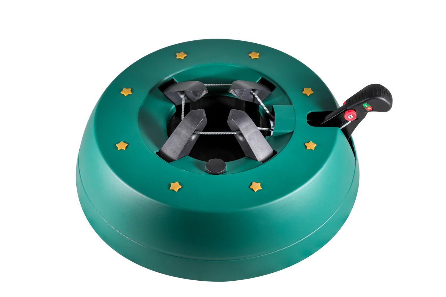 A product packshot of a Christmas tree stand by Danny Loo