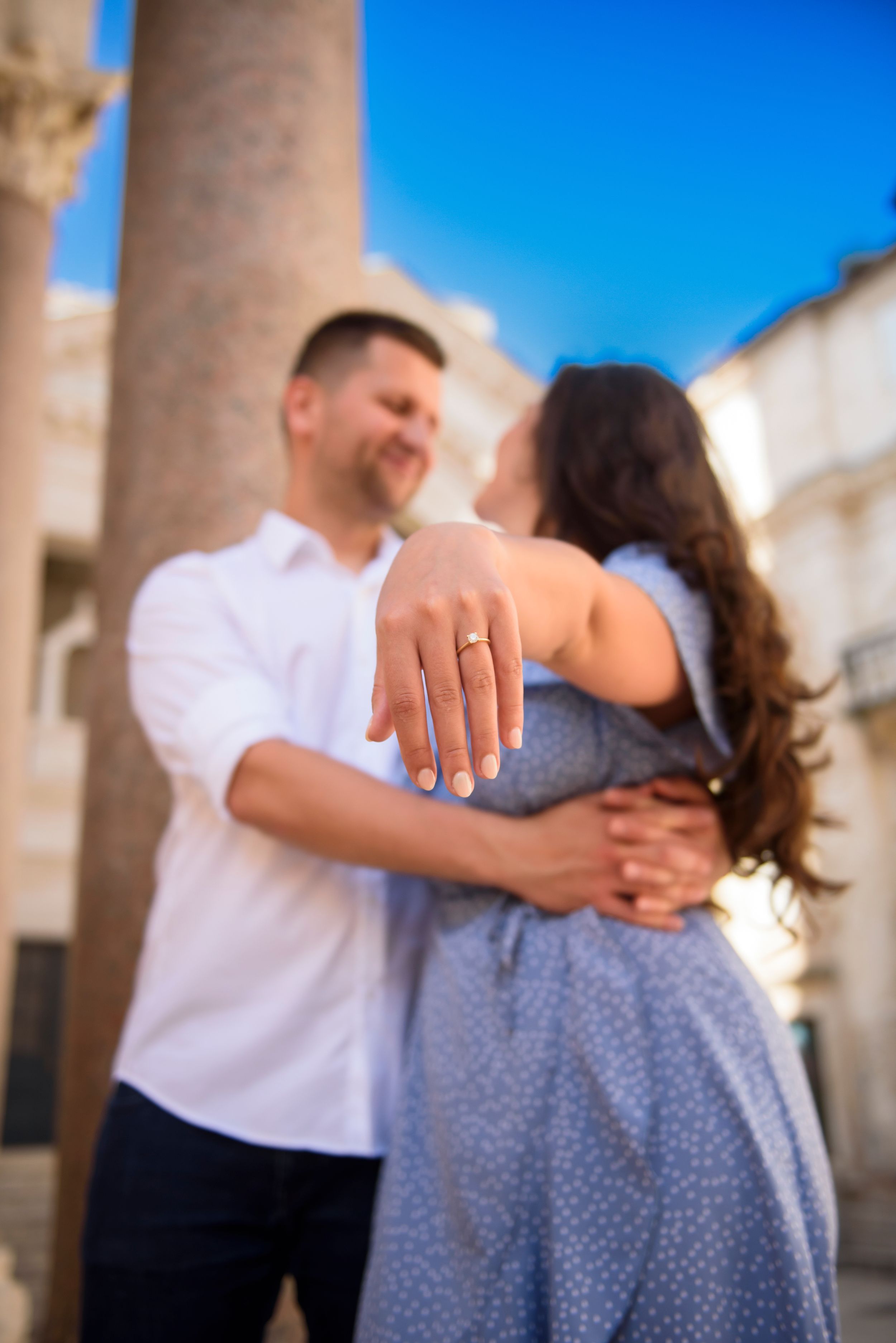 Proposal Engagement photosession in Split Croatia