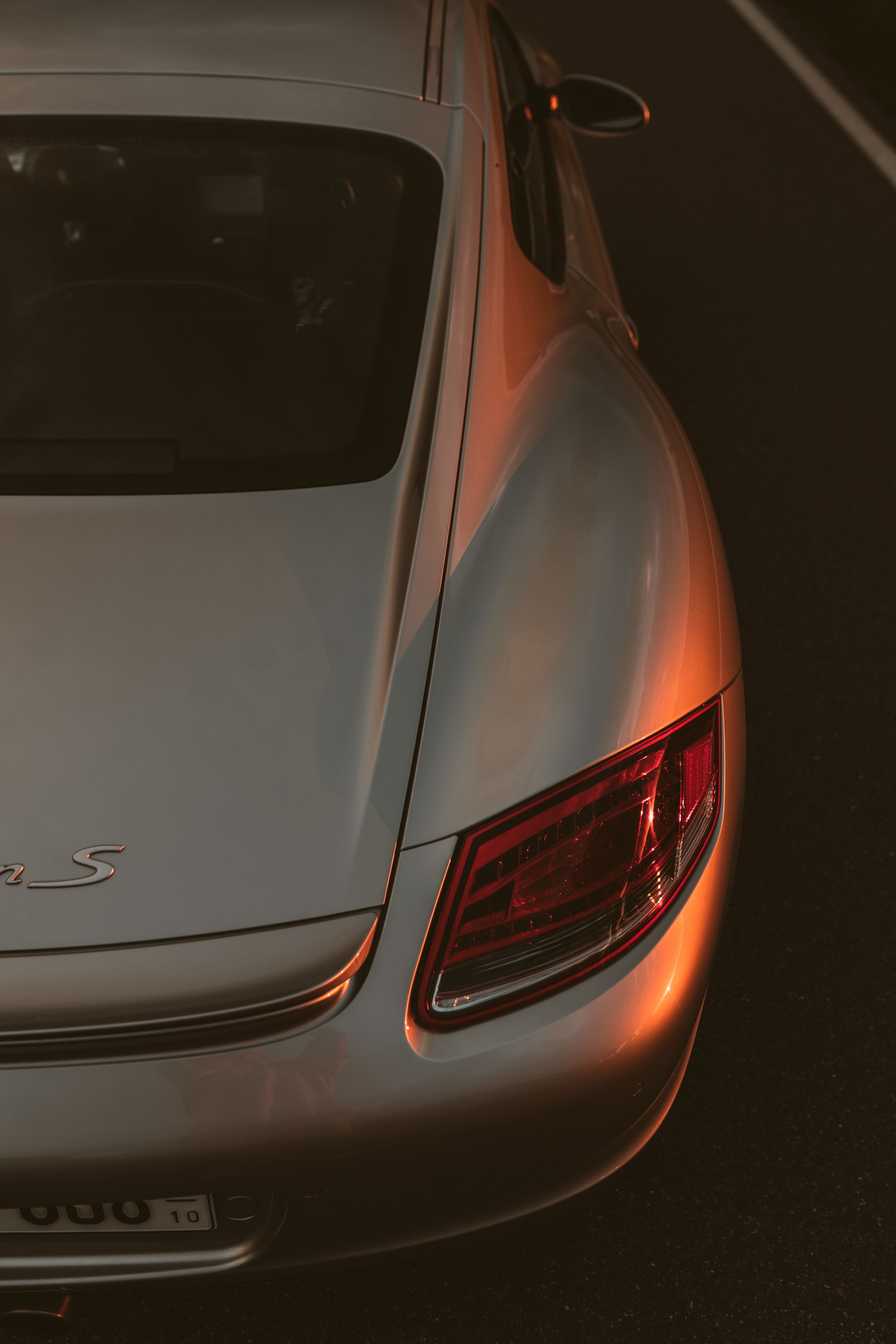 Porsche Caymen S Sunset