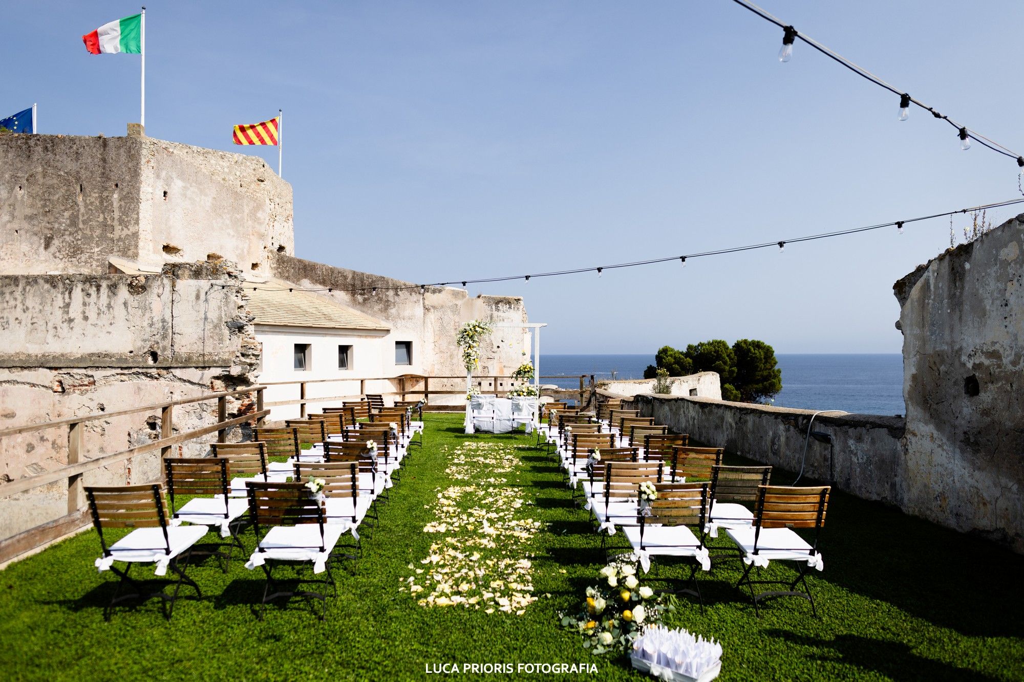 la fortezza di finale ligure per il rito civile di matrimonio