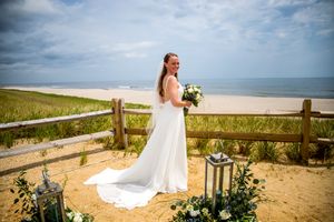 bride in wedding gown