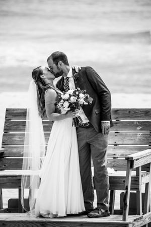 man and wife on wedding