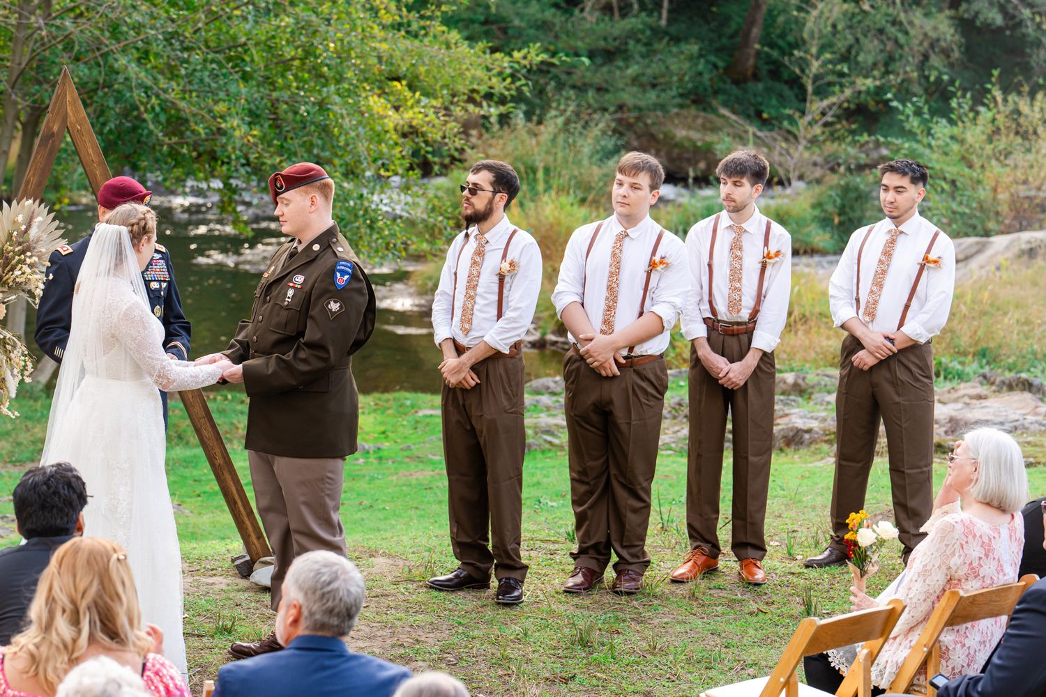 groomsmen side