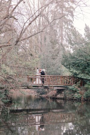 Manor by the lake newly wed portraits seen in Wilts & Glos County Wedding Magazine
