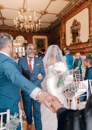 Father of the bride and emotional grooms reaction manor by the lake photographer featured at County Wedding magazine