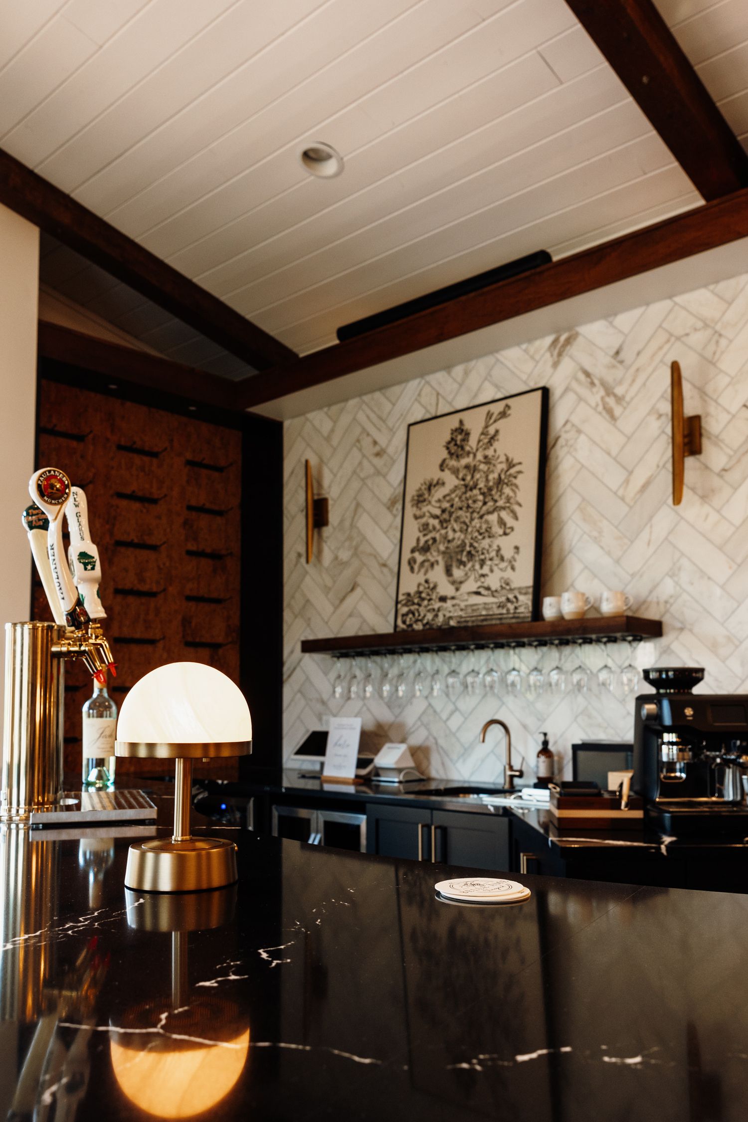 Bar at Belle Ame Vineyard in River Falls, Wisconsin
