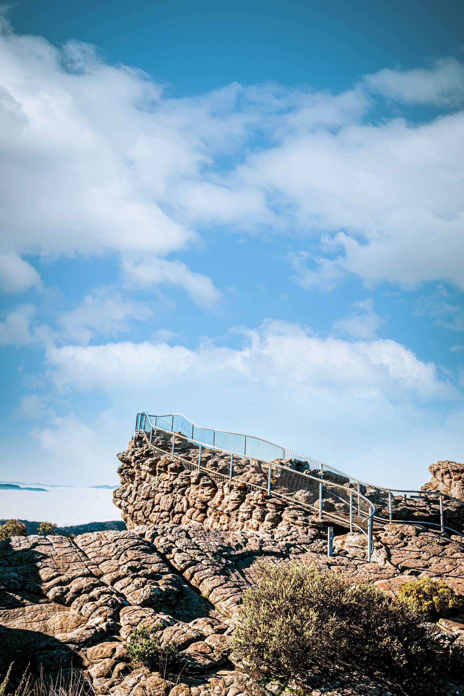 Get a photo of you in the Grampians During a lookout point