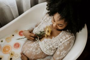 maternity milkbath South Carolina photography photographer videographer