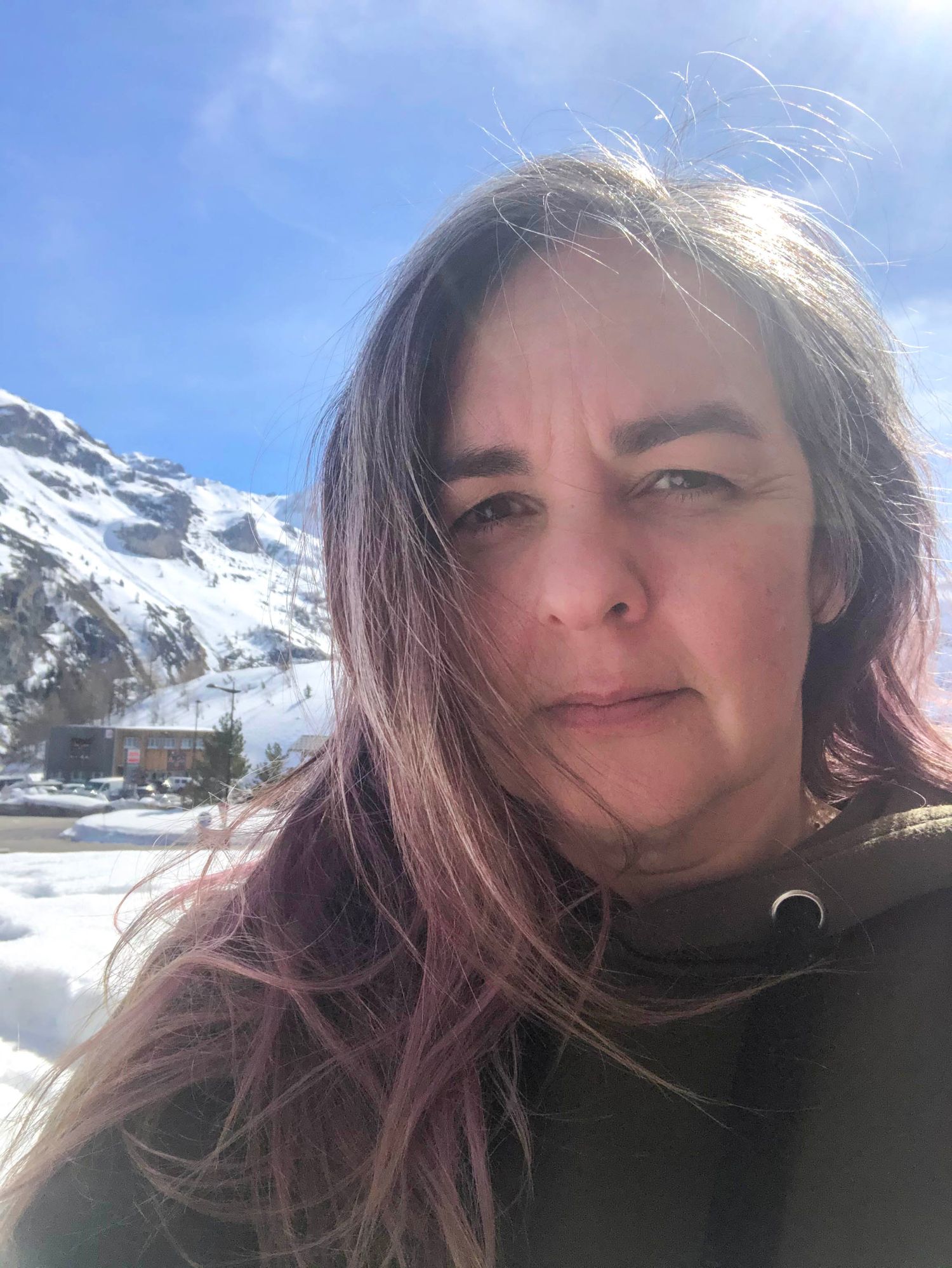 Selfie taken of photographer in French Alps