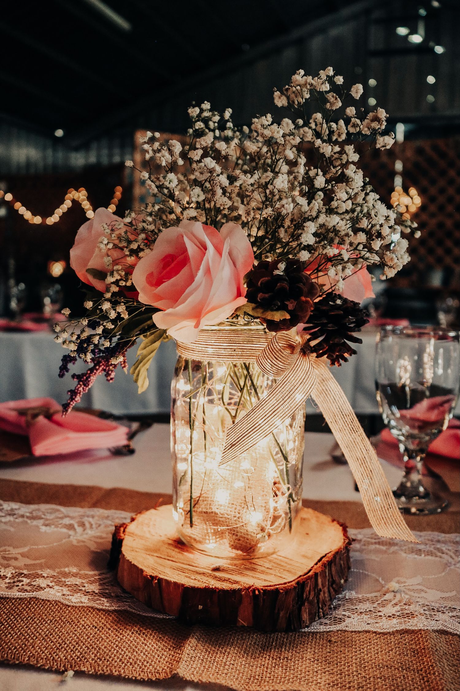 wedding reception decor