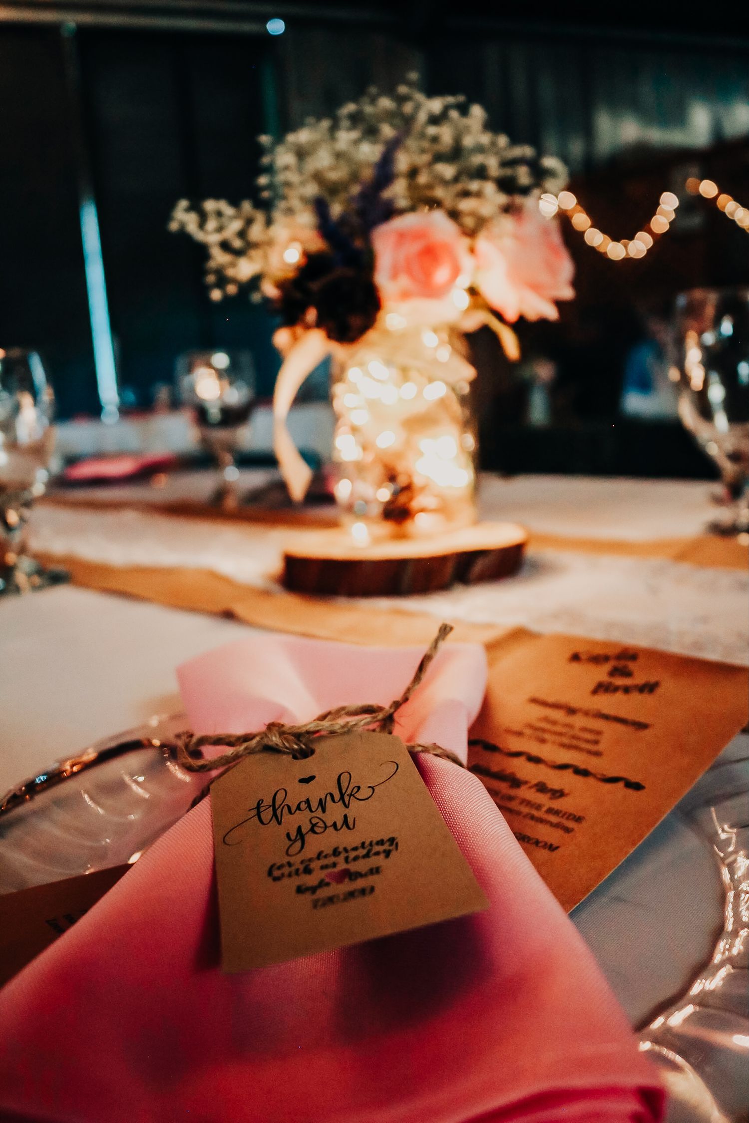 wedding reception decor