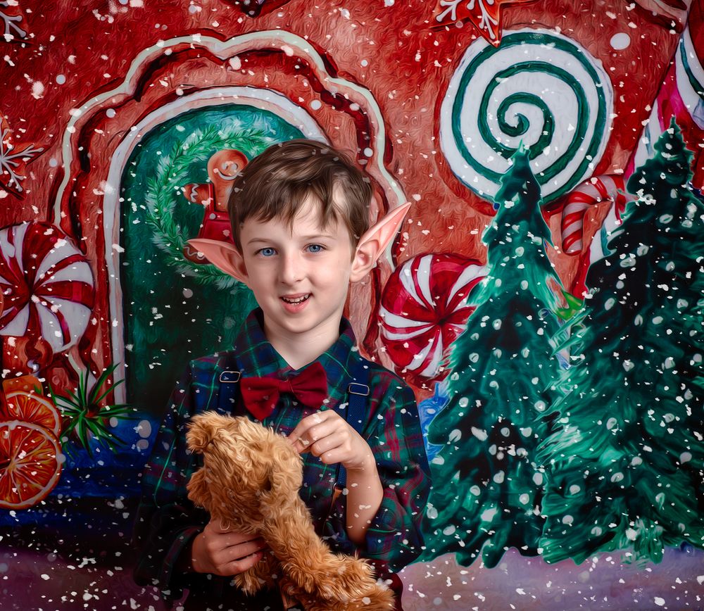 Louisiana Gingerbread Kids Christmas Mini Sessions