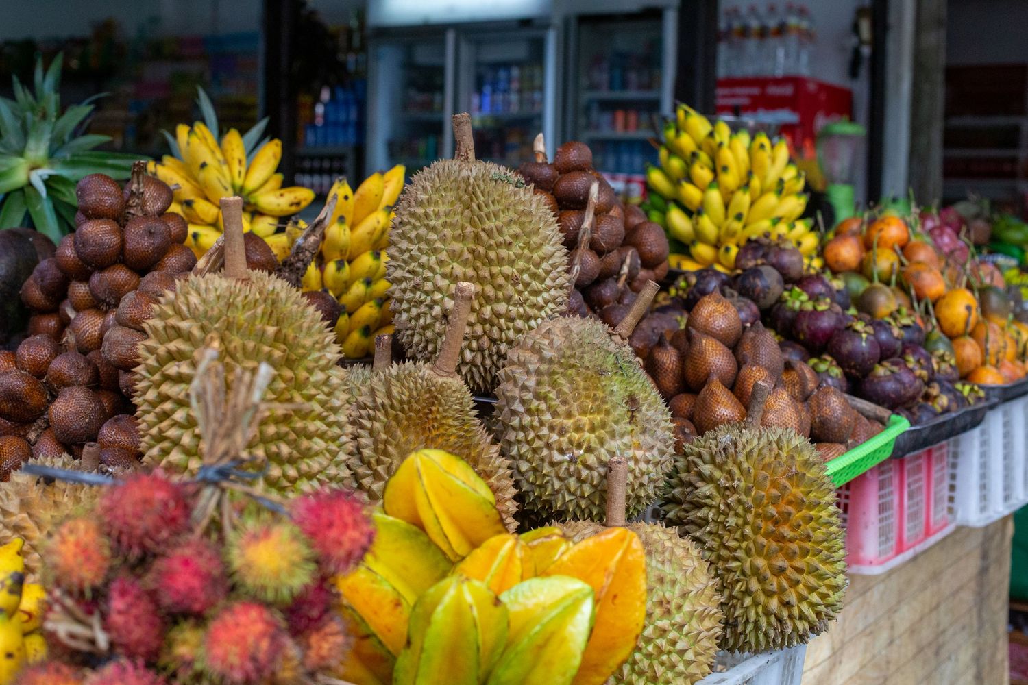 Food Photography, Fruit Vendor, Bali Indonesia, Travel Photography