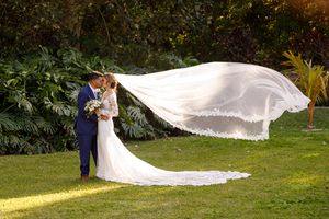 Bermuda wedding photographer wedding photography bride dress veil sunlight