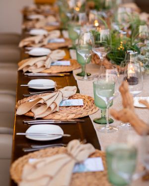 Bermuda wedding photographer wedding photography table details