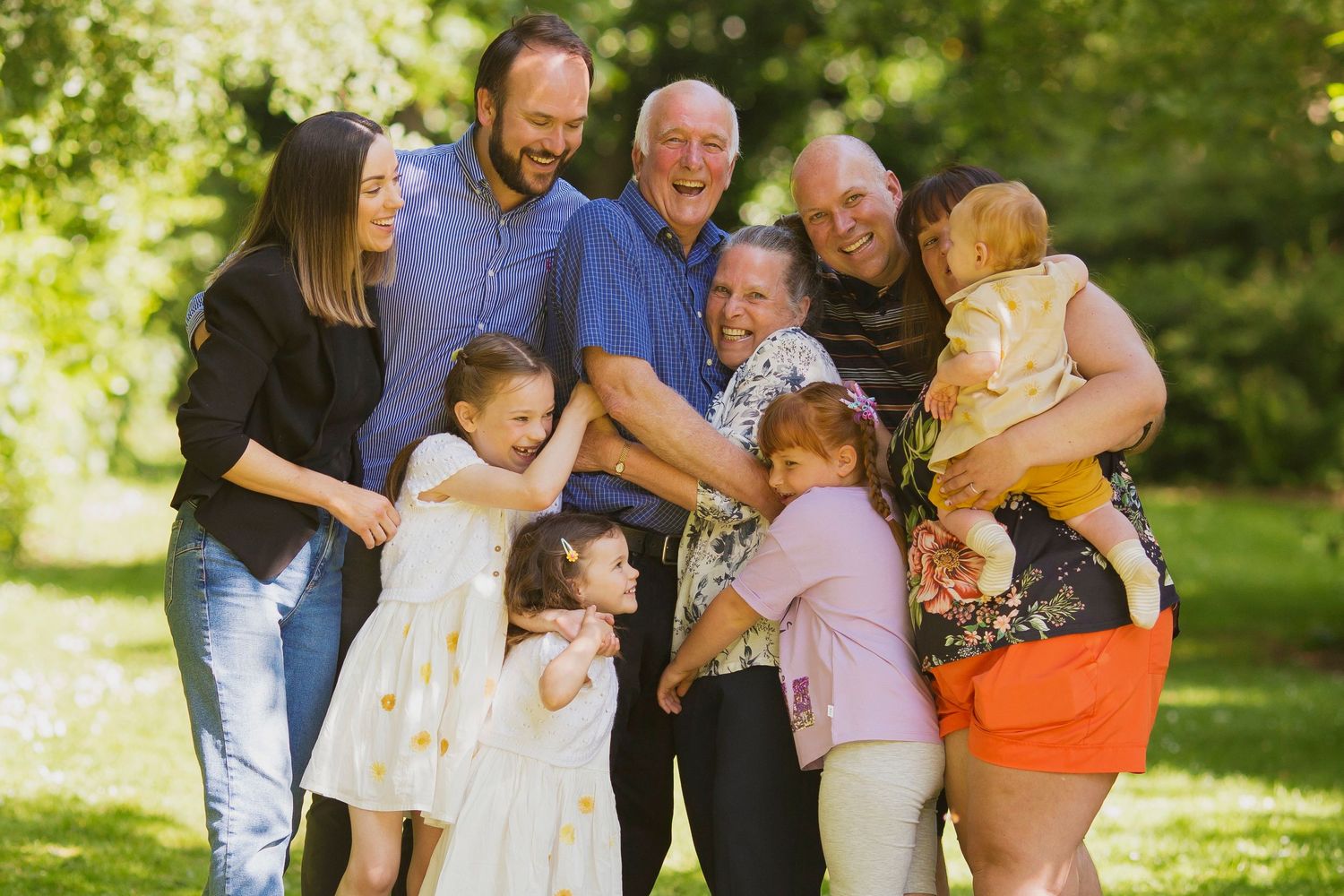 Mutli generation family portrait little wonderland photography widnes cheshire
