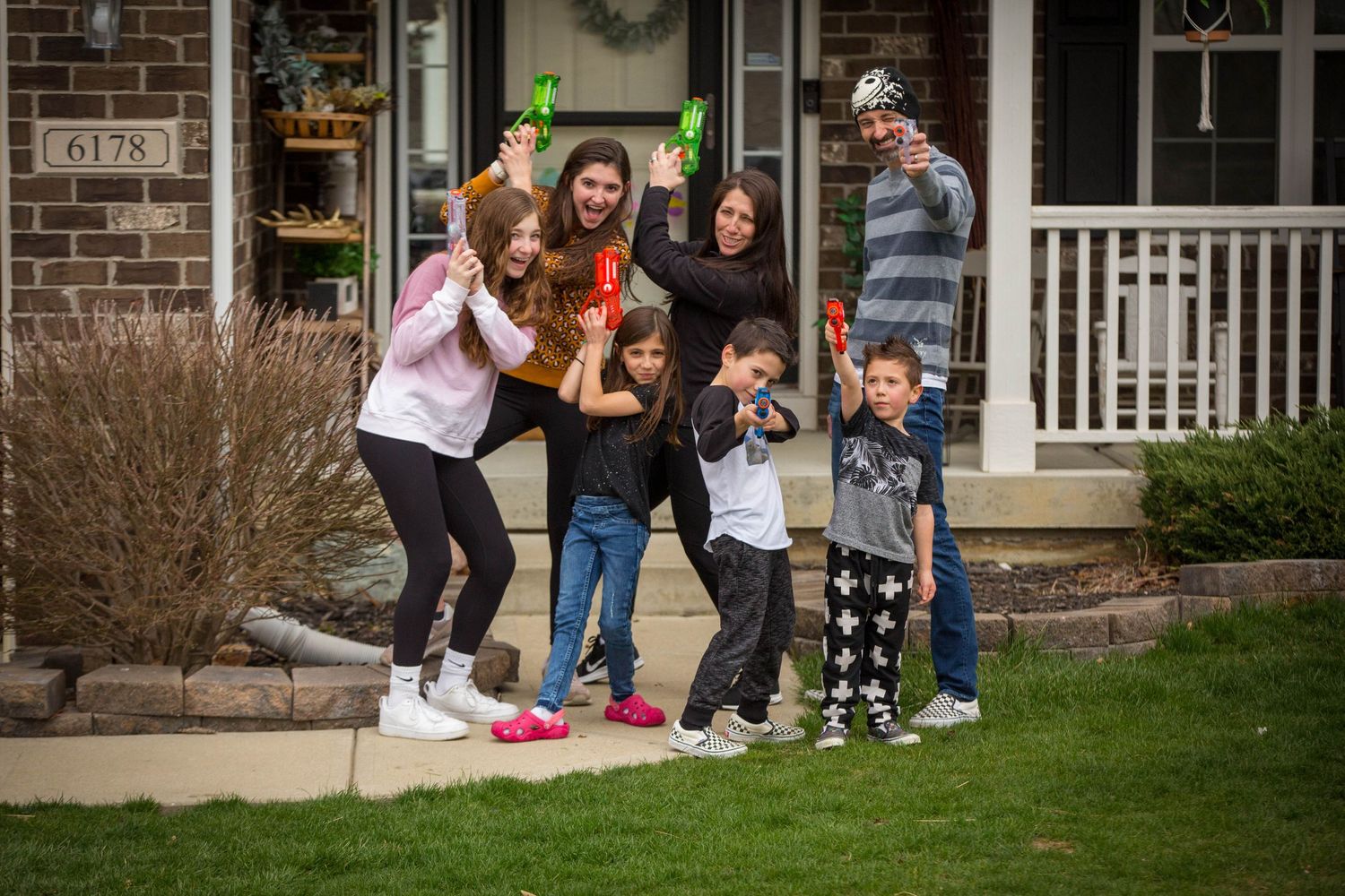 At Our Doorstep pictures of family during the pandemic