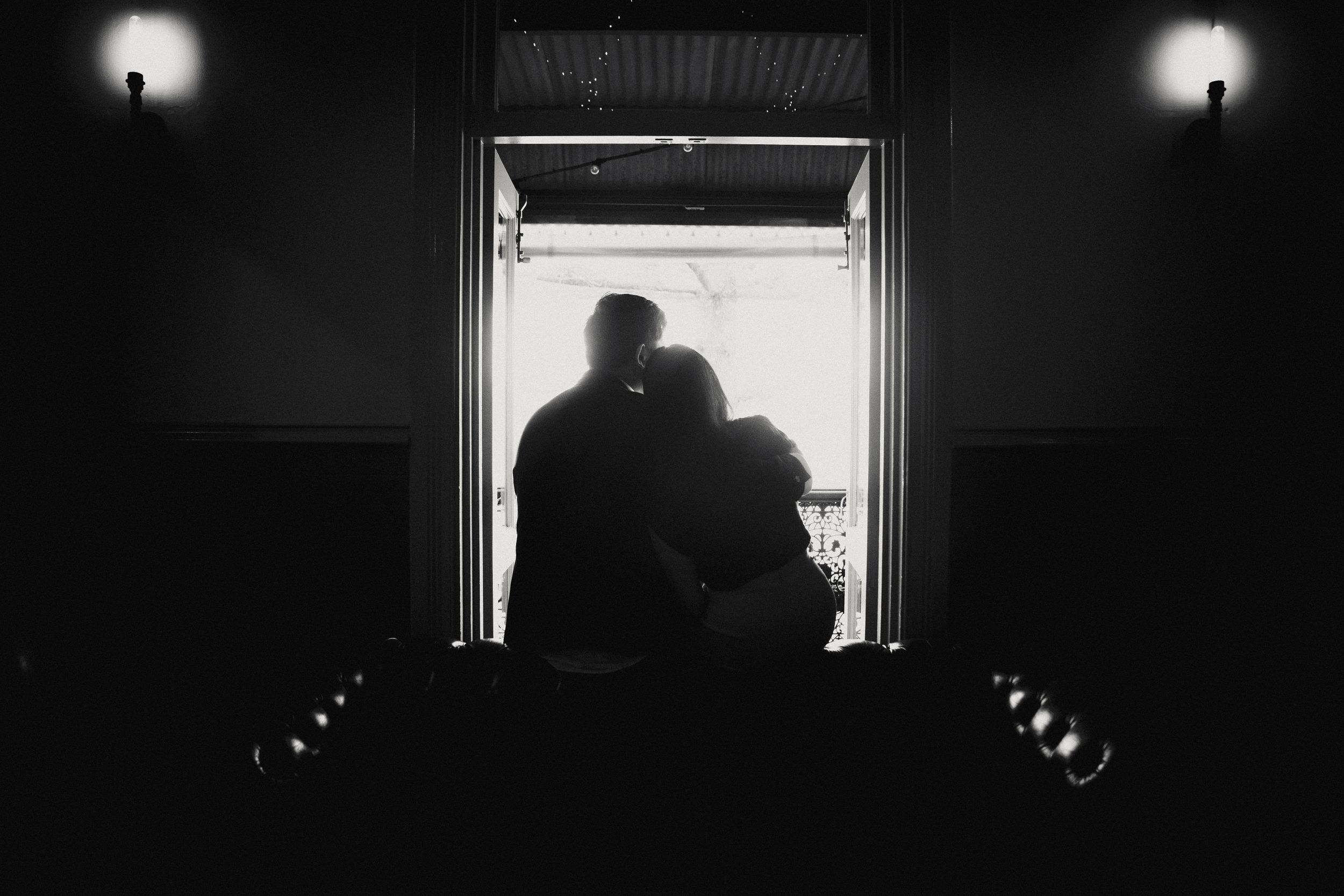 hugging couple pose bride and groom wedding