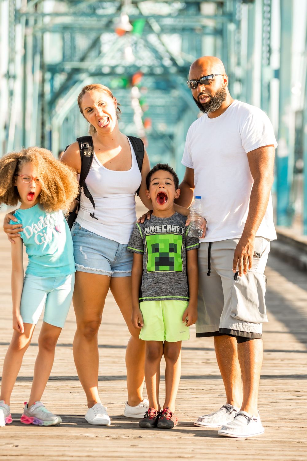Family photo in Chattanooga Tennessee