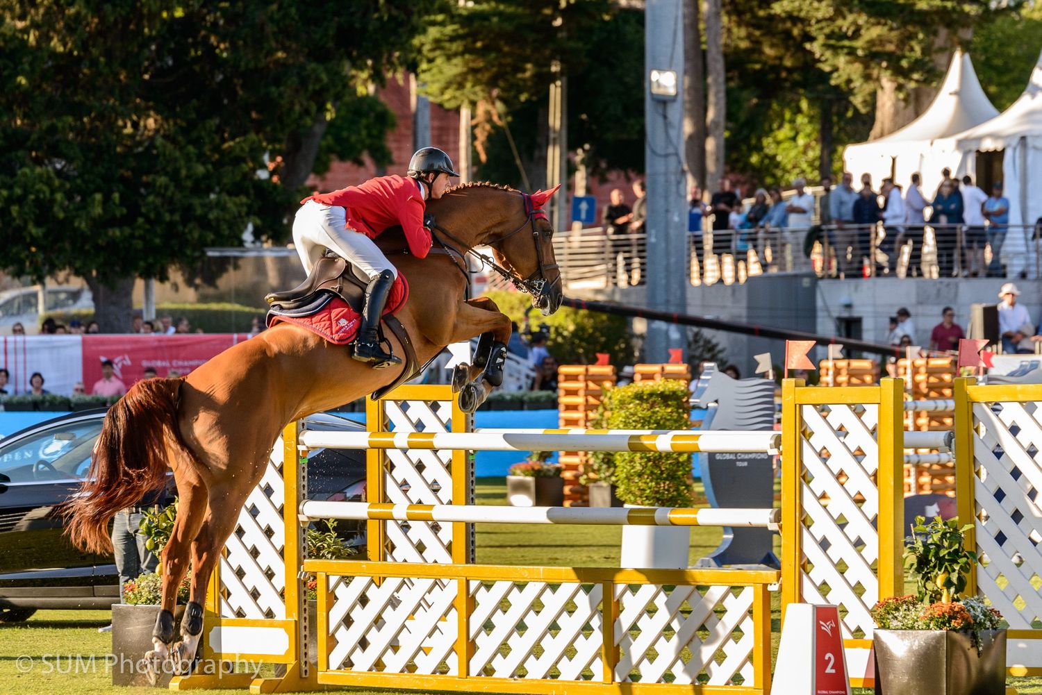Longines Global Champions Tour,  Hipódromo Municipal Manuel Possolo em Cascais, evento hípico de saltos de obstáculos.