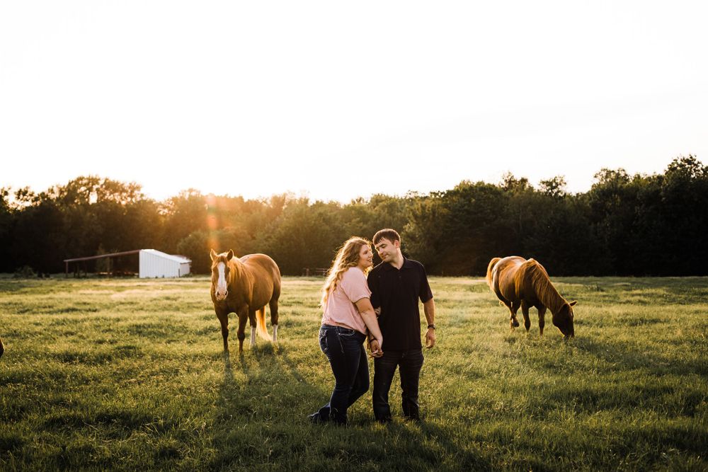 Bonham tx engagement photos