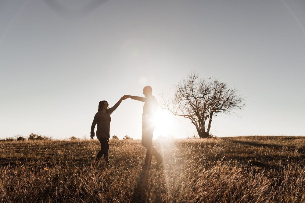 dark and moody engagement photographer in mckinney texas