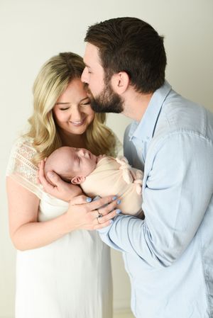 newborn and family