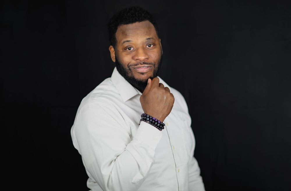 Professional headshots. Handsome professional business man in white dress shirt. L Visions Photography. branding photoshoot. Delaware. Texas