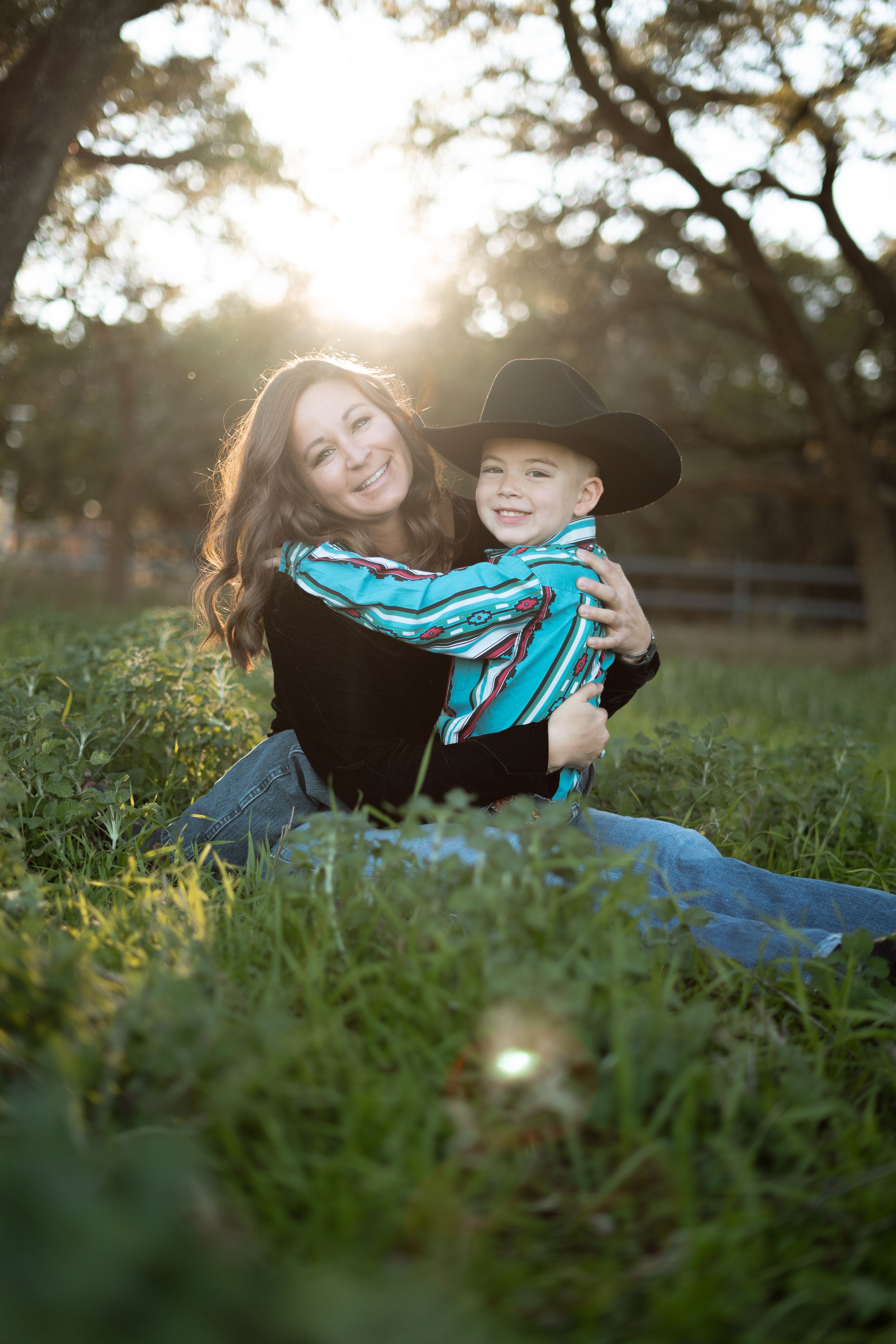 mom and kid country photos