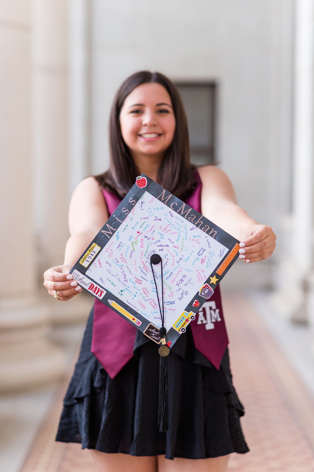 Texas A&M University Jack K. Williams Administration Building Senior portrait Photography College Station
