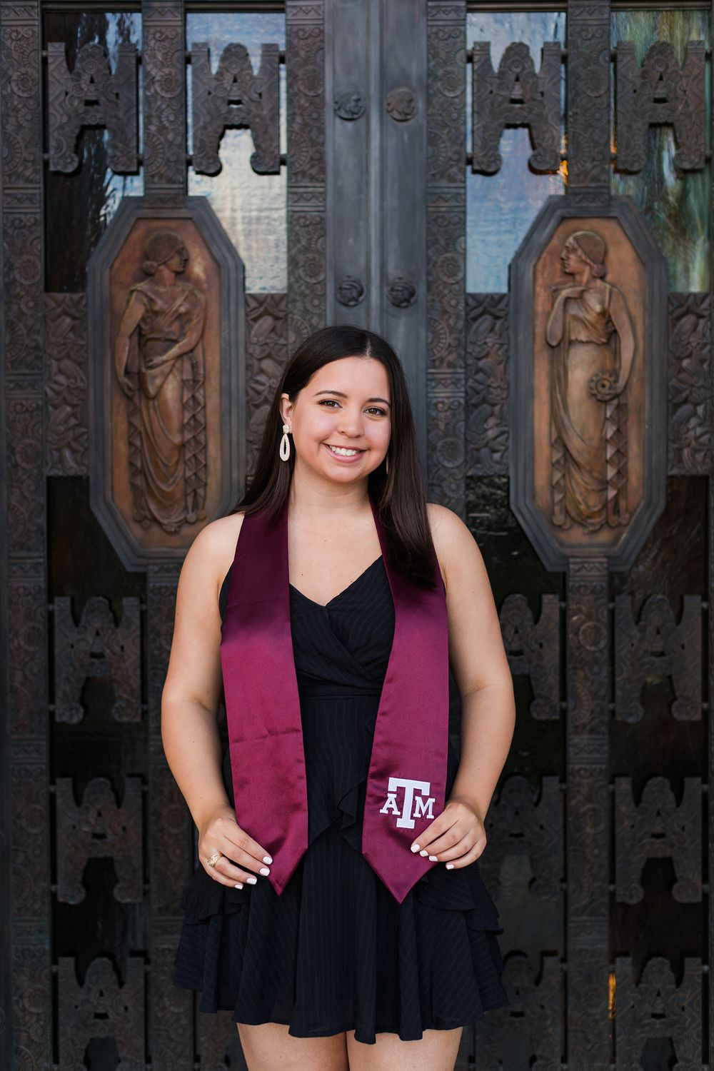 Texas A&M University Jack K. Williams Administration Building Senior portrait Photography College Station
