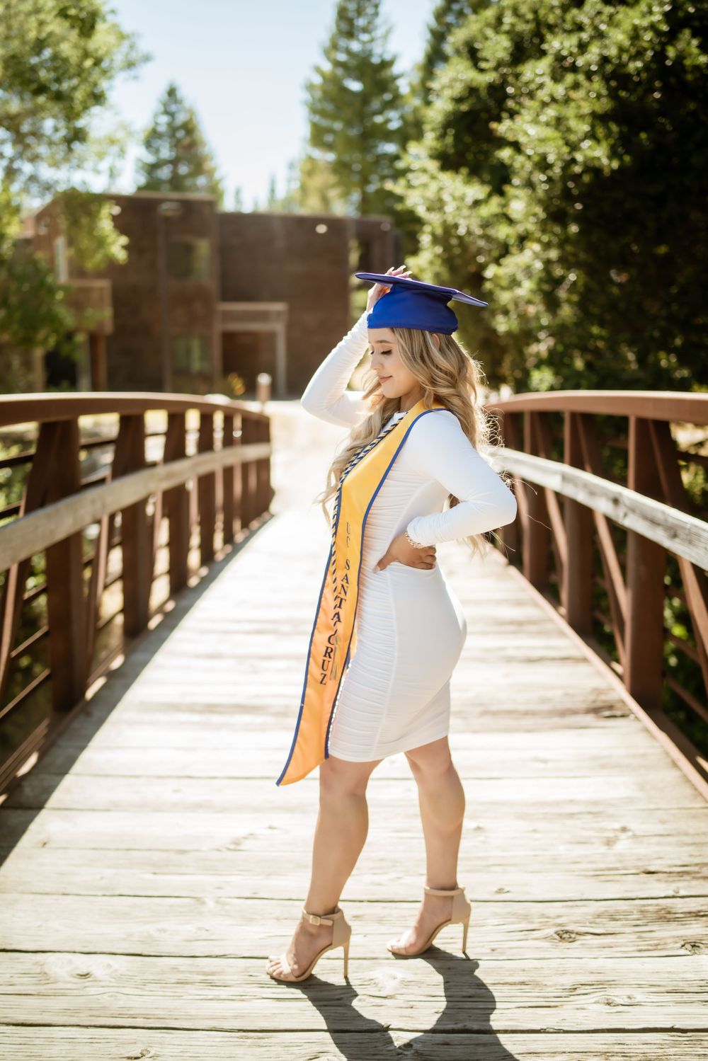 Proud UC Santa Cruz Graduate in Academic Attire