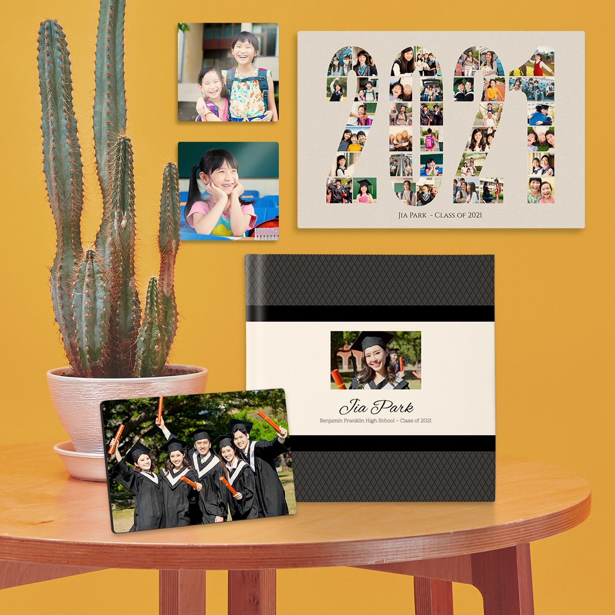 Wall art and photo book