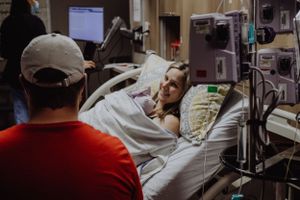 Oklahoma birth photography, hospital, newborn session, labor and delivery, motherhood