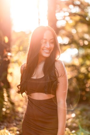 unposed golden hour high school senior photographer