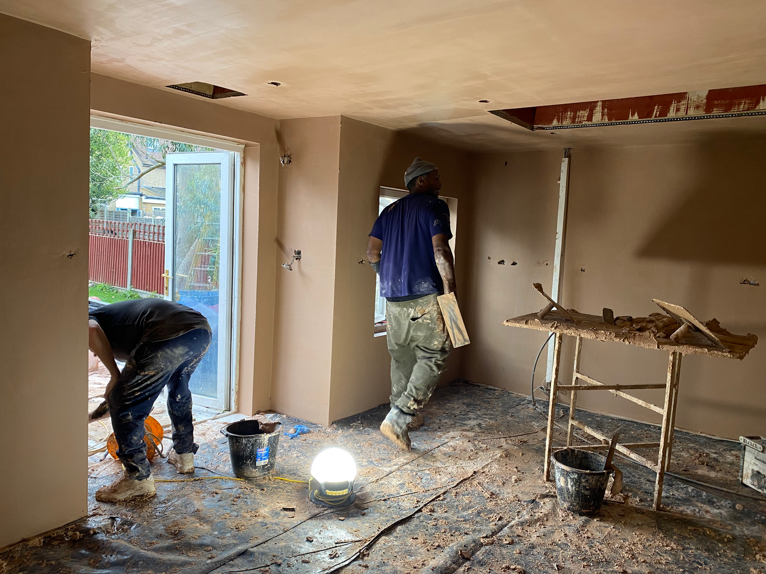 Building work at Hertfordshire Photography Studio