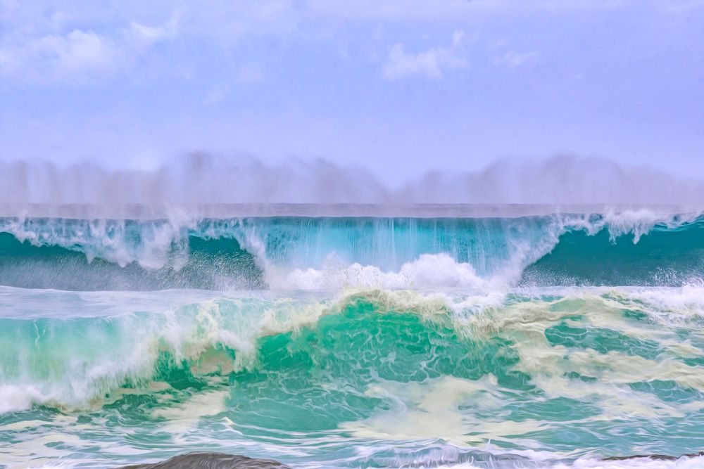 Crashing Waves at Apollo Bay, The Great Ocean Road