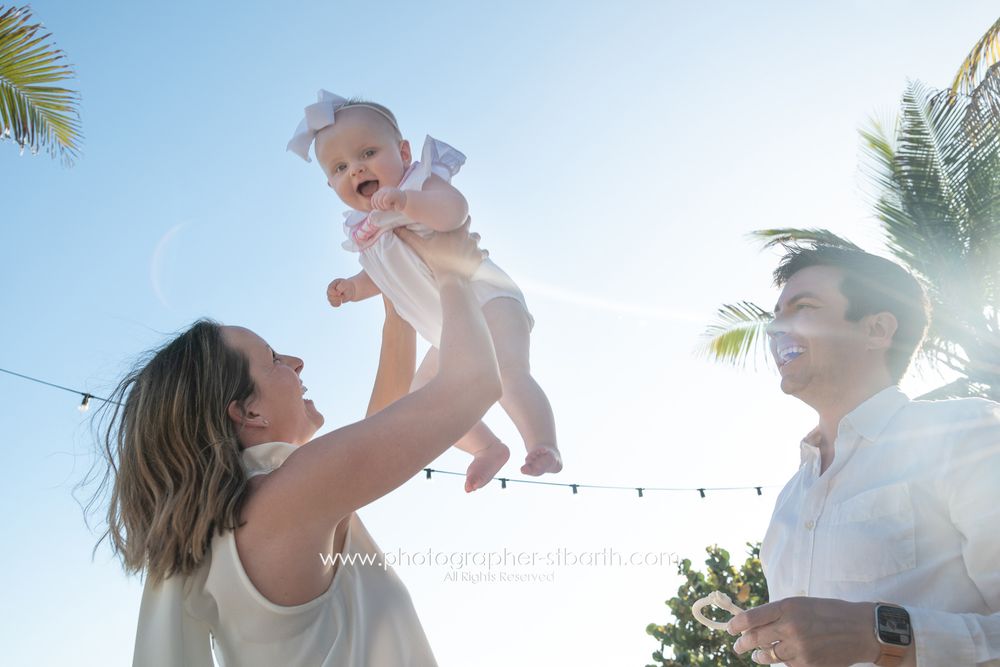 Mother Raise Baby In St Barth's Photo Shoot