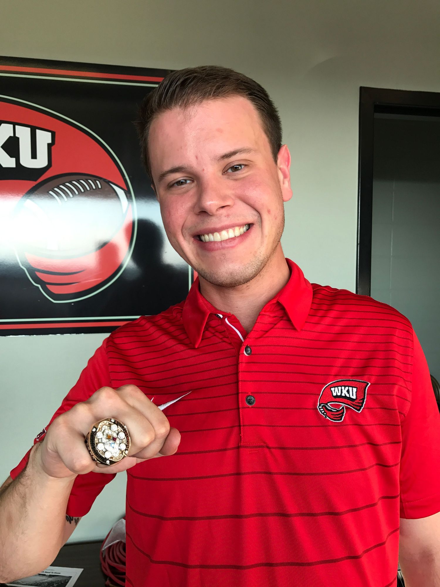 Bryan Fyalkowski wearing ring