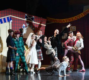 Dancers wedding and party on stage. Photo by Rimbaud Patron Photography