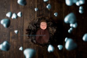 Newborn photography Southport featuring soft, natural studio lighting.