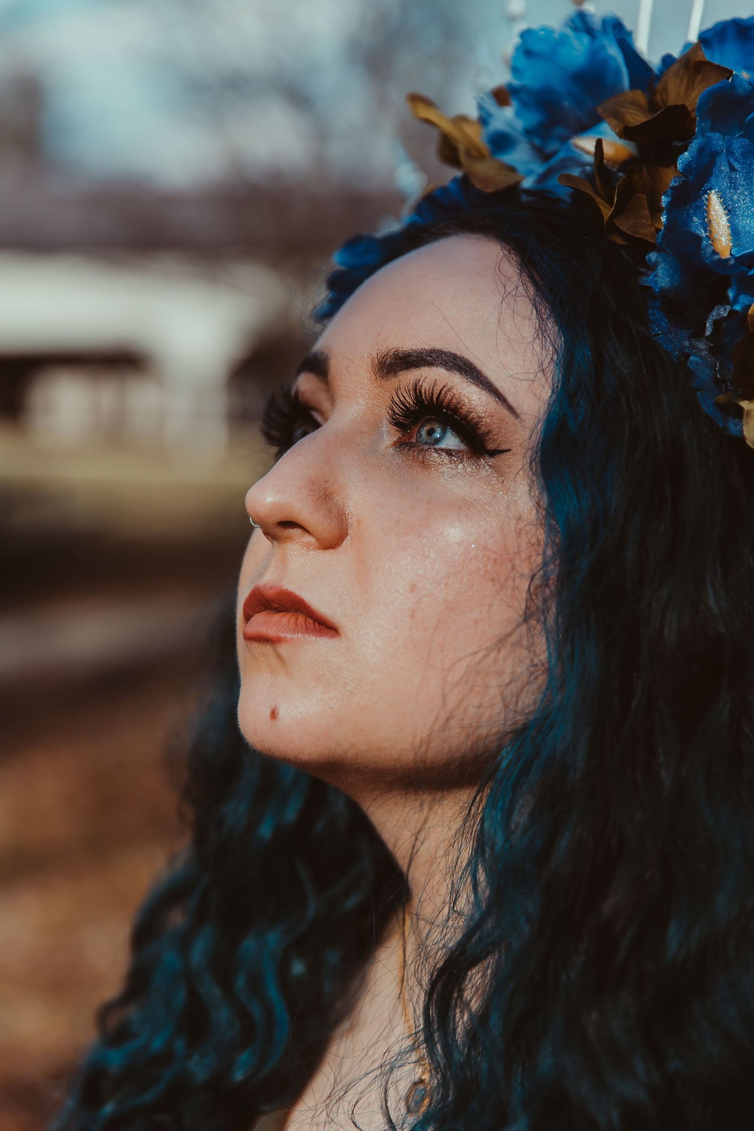 creative portraits photography golden hour model chicago