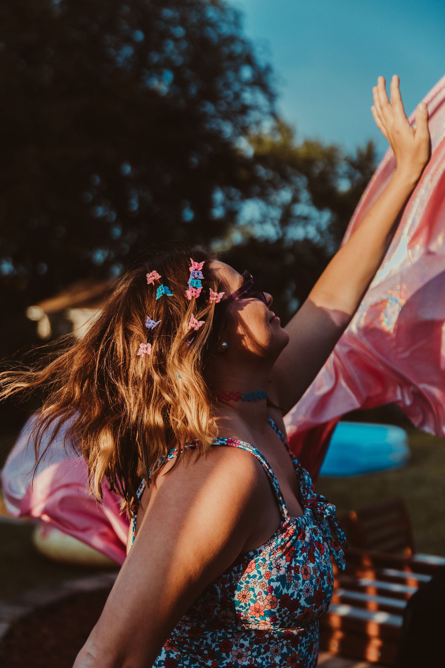 creative portraits photography golden hour model chicago