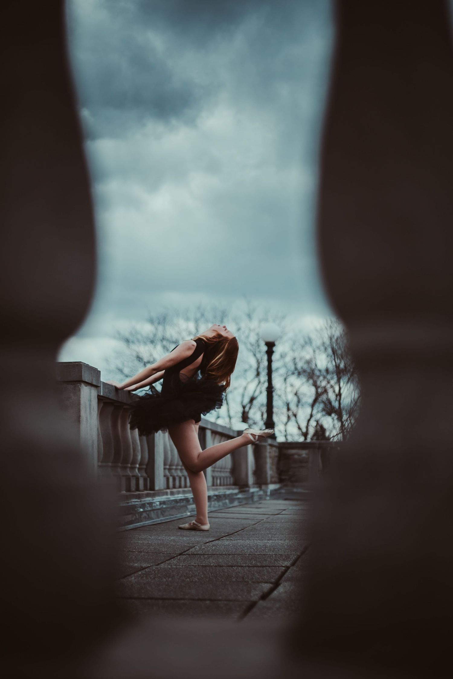 ballet senior portraits overcast day chicago