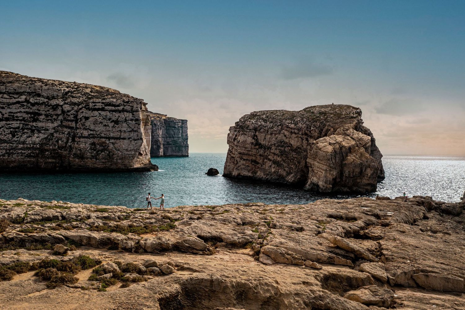 Location scouting for wedding photoshoot in Gozo island Malta
