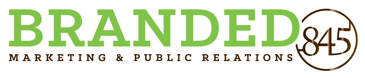 Green text logo for Branded Photography Studio against dark background.