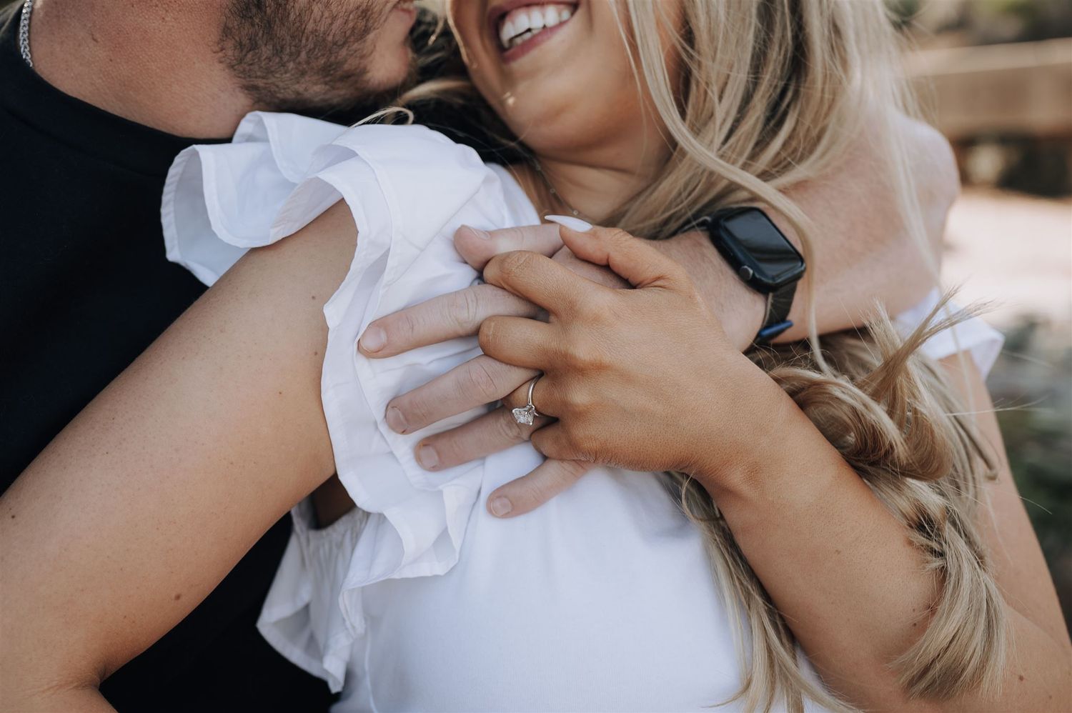 engagement photography session in The Woodlands, Tx