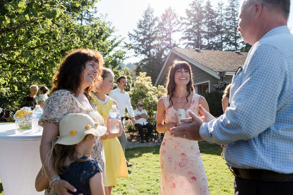 Guests at the wedding