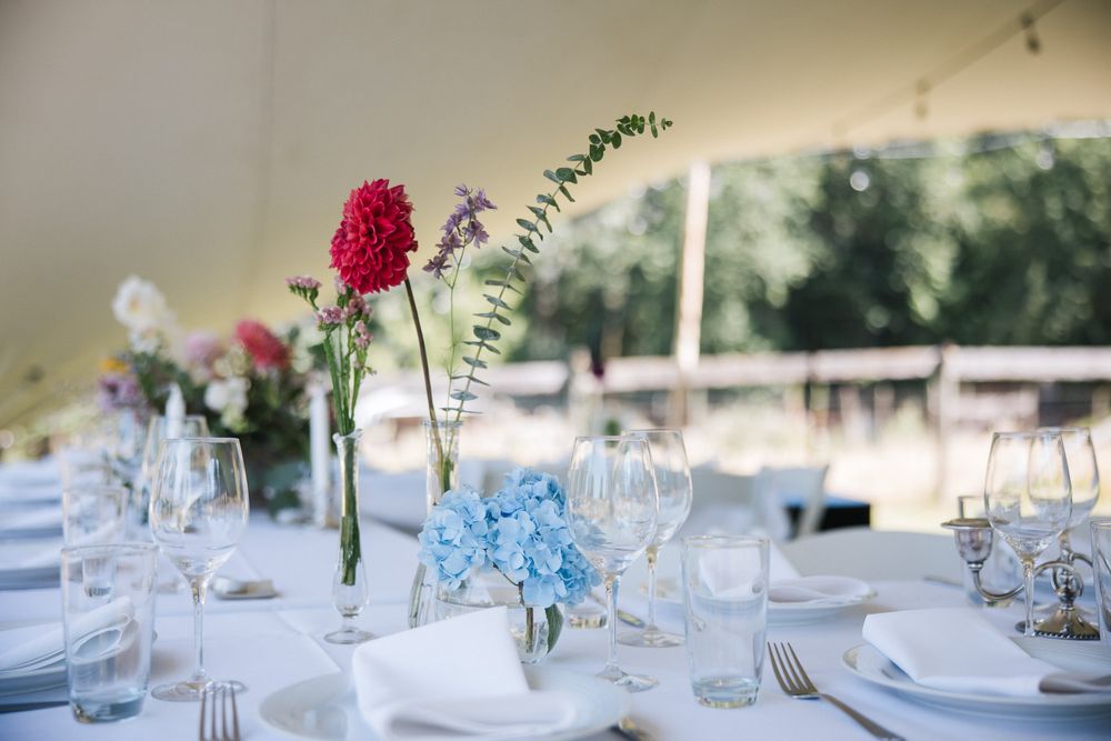 Busy Bee Florals supplied lovely bouquets for the wedding